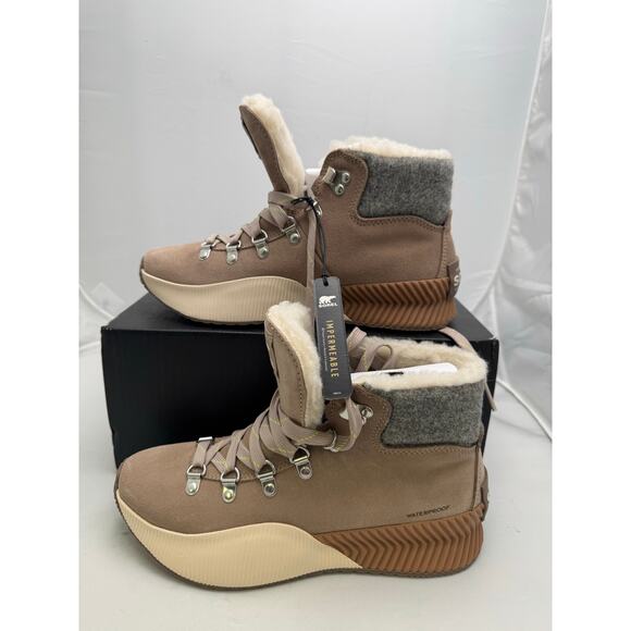 Sorel Out N About 3 III Conquest WP Waterproof Suede Mid Boots Womens Size 7.5 - Picture 5 of 6